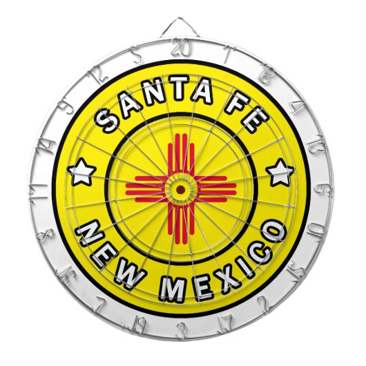 Santa Fe New Mexico Dartscheibe (vorne)
