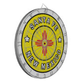 Santa Fe New Mexico Dartscheibe (Vorderseite Links)