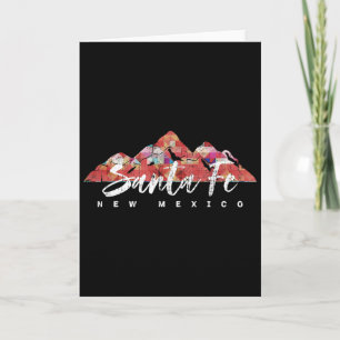 Santa Fe New Mexico Familienreise Wandern Camping Karte