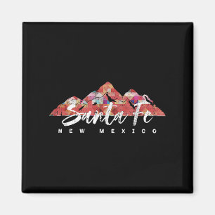 Santa Fe New Mexico Familienreise Wandern Camping Magnet