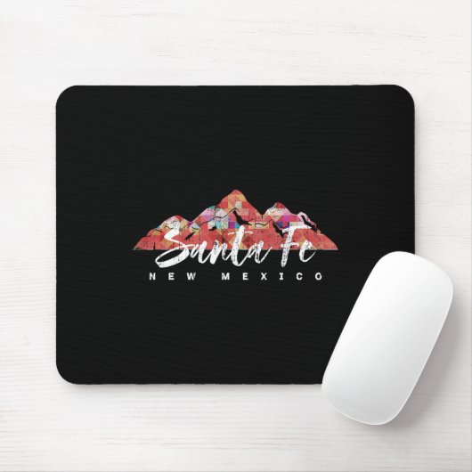 Santa Fe New Mexico Family Travel Hiking Camping S Mousepad (Mit Mouse)