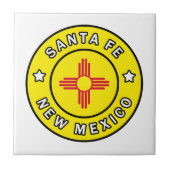 Santa Fe New Mexico Fliese (Vorderseite)