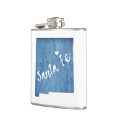 Santa Fe New Mexico Holzkörner Flachmann (Links)