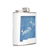 Santa Fe New Mexico Holzkörner Flachmann (Rechts)