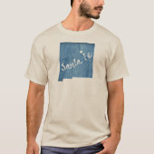 Santa Fe New Mexico Holzkörner T-Shirt (Vorderseite)