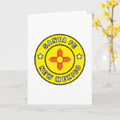 Santa Fe New Mexico Karte (Gelbe Blume)