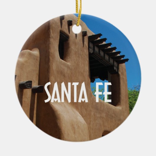 Santa Fe New Mexico Keramikornament (Vorne)