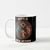 Santa Fe New Mexico Kokopelli Vacation Souvenir Kaffeetasse (Links)