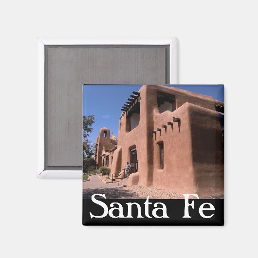 Santa Fe New Mexico Magnet (Vorderseite/Rückseite)