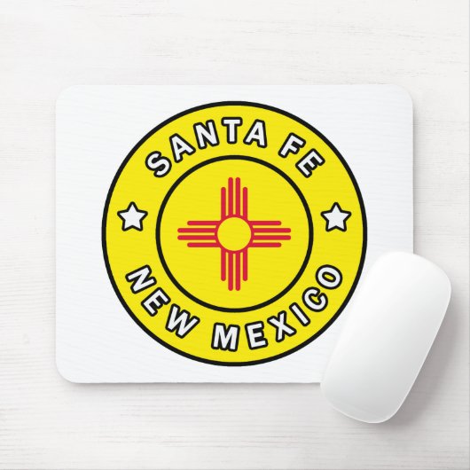 Santa Fe New Mexico Mousepad (Mit Mouse)