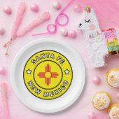 Santa Fe New Mexico Pappteller (Party)