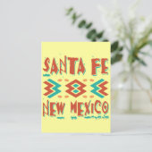 SANTA FE, NEW MEXICO POSTKARTE (Stehend Vorderseite)