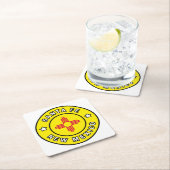 Santa Fe New Mexico Rechteckiger Pappuntersetzer (Vor Ort)