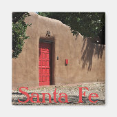 Santa Fe New Mexico Red Door Magnet (Vorne)