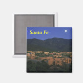 Santa Fe New Mexico, Santa Fe Magnet (Vorderseite/Rückseite)