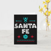 Santa Fe New Mexico Shirt, Festive Tribal Santa Fe Karte (Gelbe Blume)