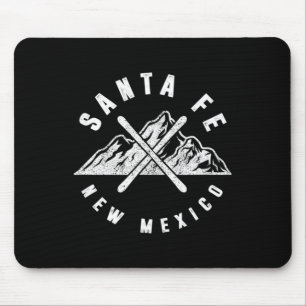 Santa Fe New Mexico Skifahren Snowboarden Wandern  Mousepad
