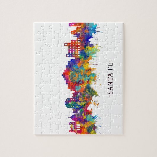 Santa Fe New Mexico Skyline Puzzle (Vertikal)