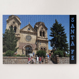 Santa Fe New Mexico St. Francis Kathedrale Landsch Puzzle