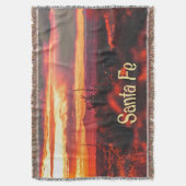 Santa Fe New Mexico Sun Set Decke (Vorderseite Vertikal)