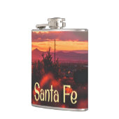 Santa Fe New Mexico Sun Set Flachmann (Links)