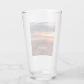 Santa Fe New Mexico Sun Set Glas (Rückseite)