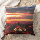 Santa Fe New Mexico Sun Set Kissen (Decke)