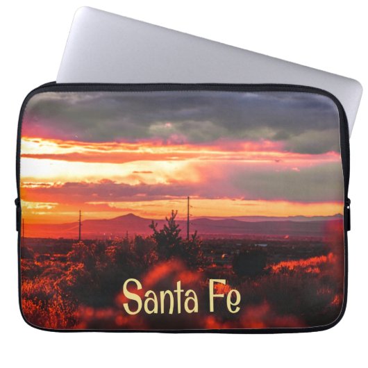 Santa Fe New Mexico Sun Set Laptopschutzhülle (Vorderseite)