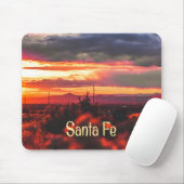 Santa Fe New Mexico Sun Set Mousepad (Mit Mouse)
