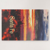 Santa Fe New Mexico Sun Set Puzzle (Horizontal)
