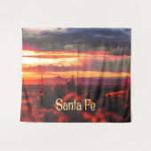 Santa Fe New Mexico Sun Set Wandteppich (Vorderseite (Horizontal))