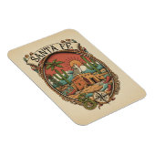 Santa Fe New Mexico Travel Magnet (Rechte Seite)