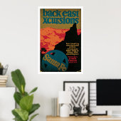 Santa Fe, New Mexico Vintage Travel Poster (Heimbüro)