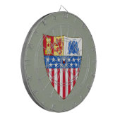 Santa Fe, New Mexico (Wappen) Dartscheibe (Vorderseite Links)
