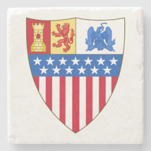 Santa Fe, New Mexico (Wappen) Steinuntersetzer