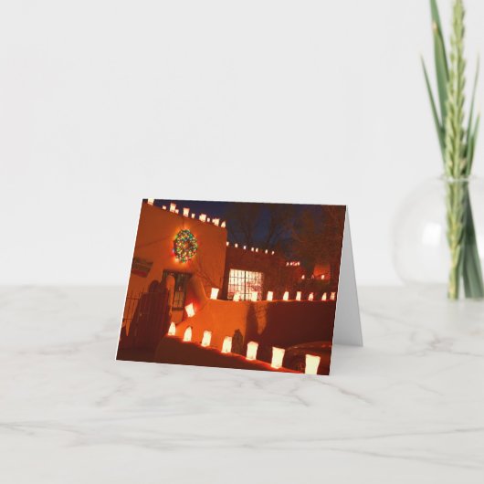 Santa Fe New Mexico Weihnachten (Vorderseite)
