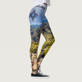 Santa Fe New Mexico Zia Himmel Komfortabel Leggings