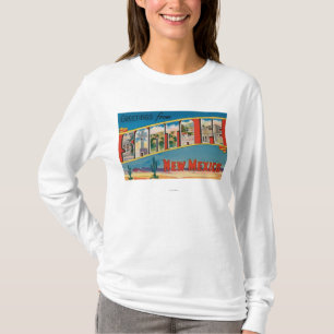 Santa Fe, New Mexiko - große Buchstabe-Szenen 2 T-Shirt