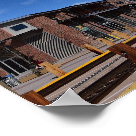 Santa Fe NM Bahnhof Park Wasserturm Poster (Ecke)