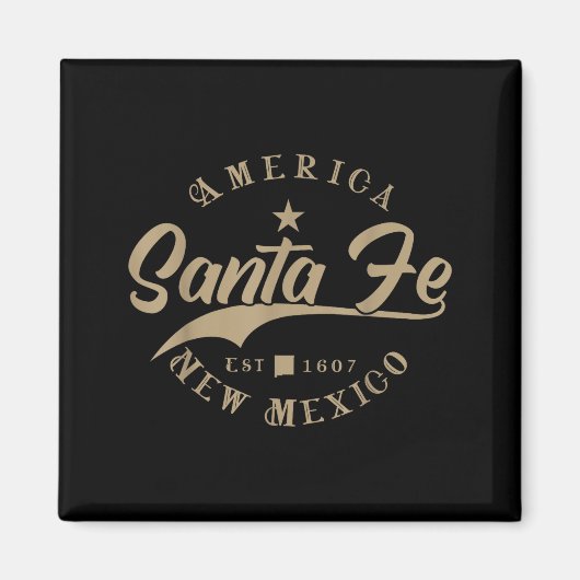 Santa Fe Nm _ New Mexico Magnet (Vorne)