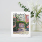 Santa Fe, NM Ölgemälde von John French Postkarte (Stehend Vorderseite)