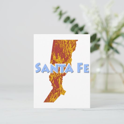 Santa Fe Postkarte (Stehend Vorderseite)
