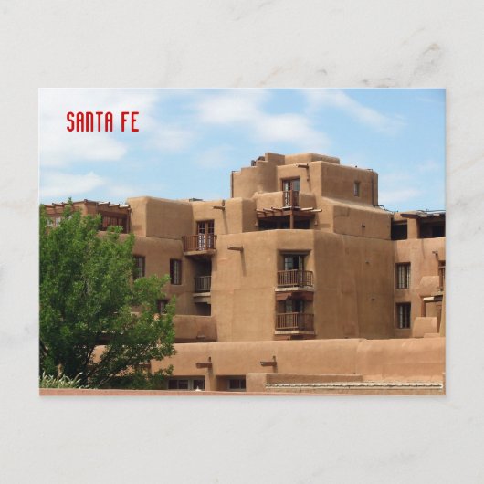 Santa Fe Postkarte (Vorderseite)