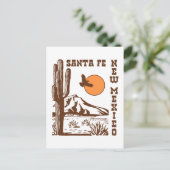 Santa Fe Postkarte (Stehend Vorderseite)
