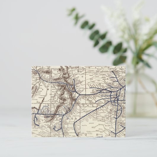 Santa Fe Postkarte (Stehend Vorderseite)