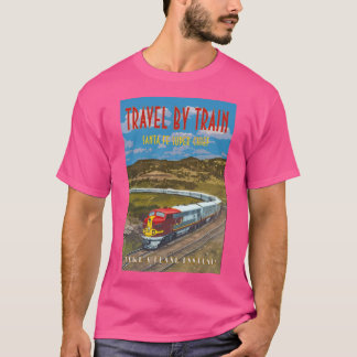 Santa Fe RailsuperChief Travel Poster T-Shirt