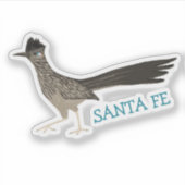 SANTA FE Roadrunner Bird Colocil Art Aufkleber (Vorderseite)