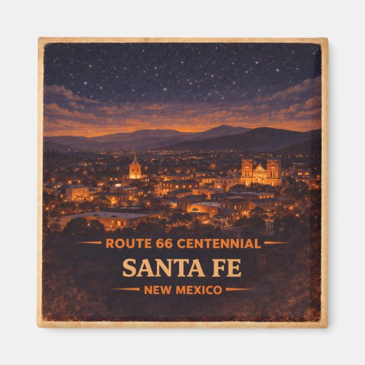 Santa Fe Route 66 Centennial-Reisepapeterie Magnet (Vorne)