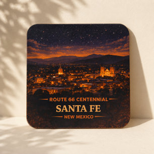Santa Fe Route 66 Southwest-Tischdekoration Gesche Rechteckiger Pappuntersetzer