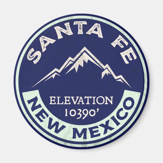 Santa Fe Ski New Mexico Skigebiet Magnet (Vorne)